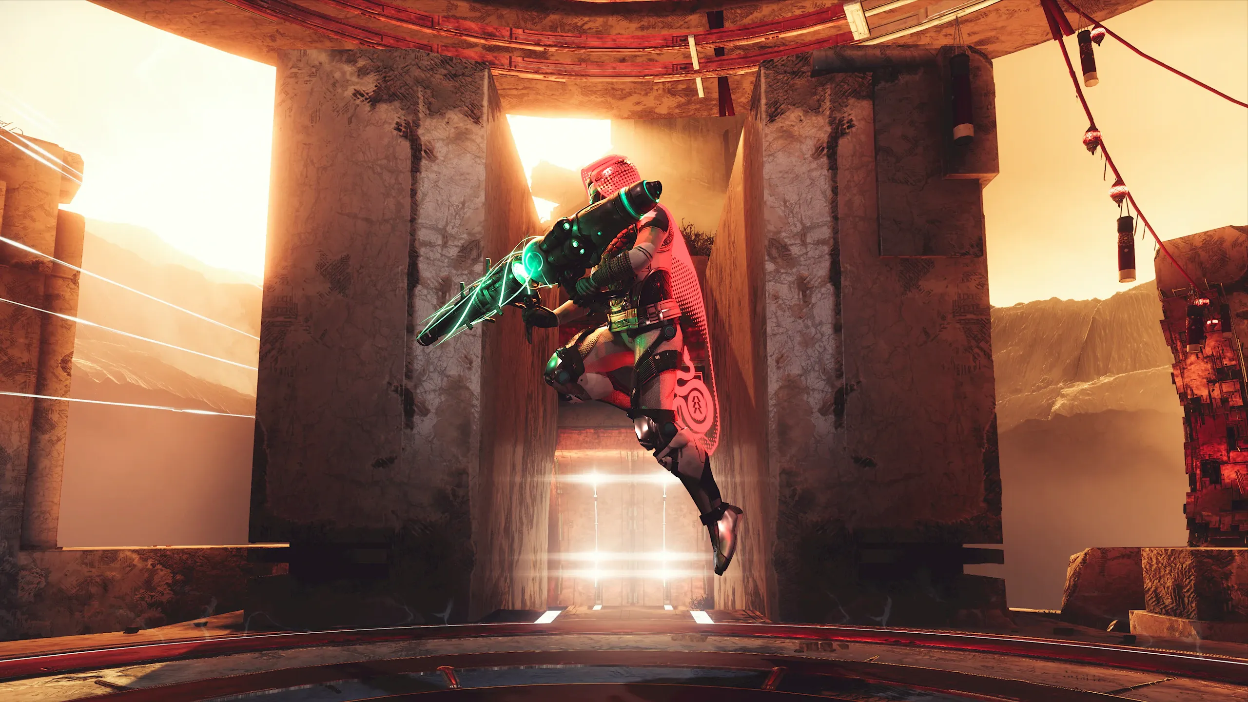 Rav holding the Threadbound Cannon